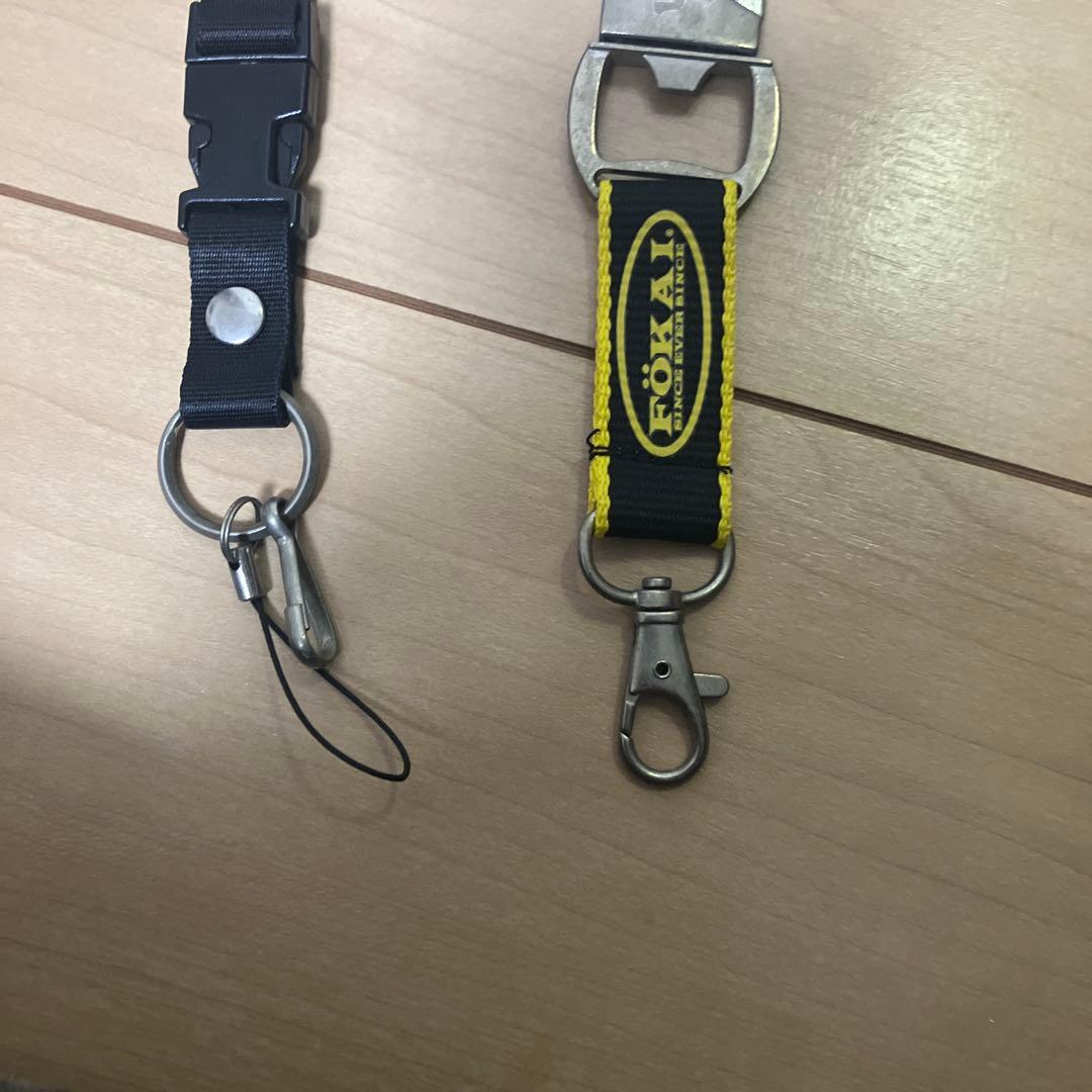 FOKAI。山本KID大和魂ロゴ入りストラップ 2本セット