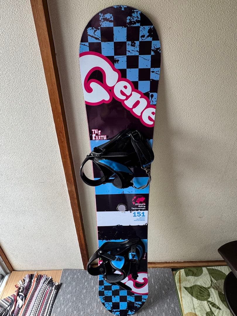 Generics スノーボード 151 チェッカーパターン