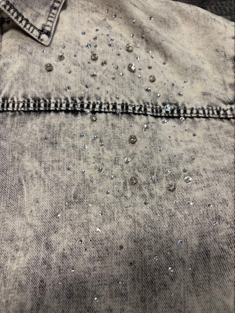 うる⭐︎Glam Lips グラデストーン DENIM シャツ