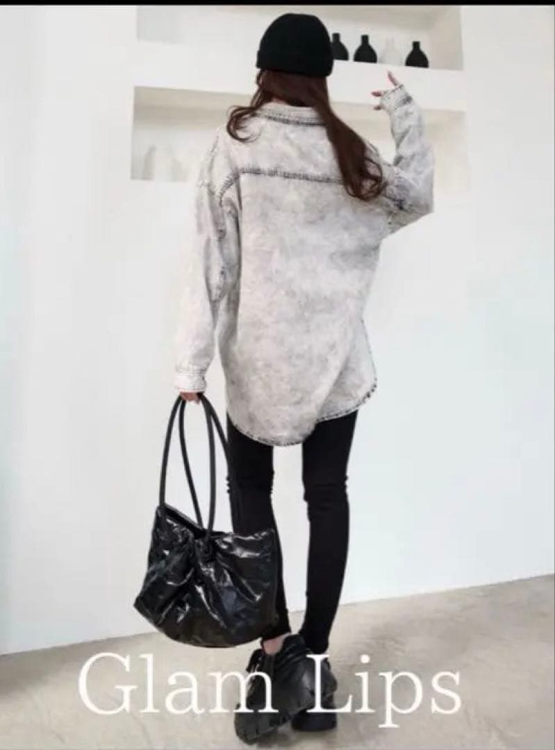 うる⭐︎Glam Lips グラデストーン DENIM シャツ