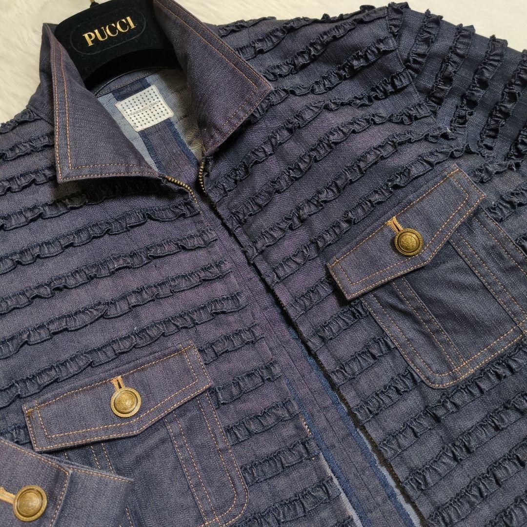 SALE　⚜️カネコ イサオ KANEKO ISAO⚜️フリル　デニムジャケット