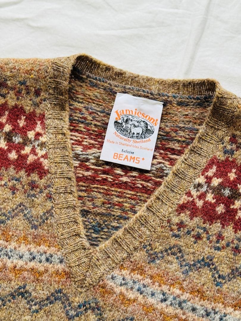 JAMIESON'S BEAMS PLUSフェアアイルニット RRL ALDEN