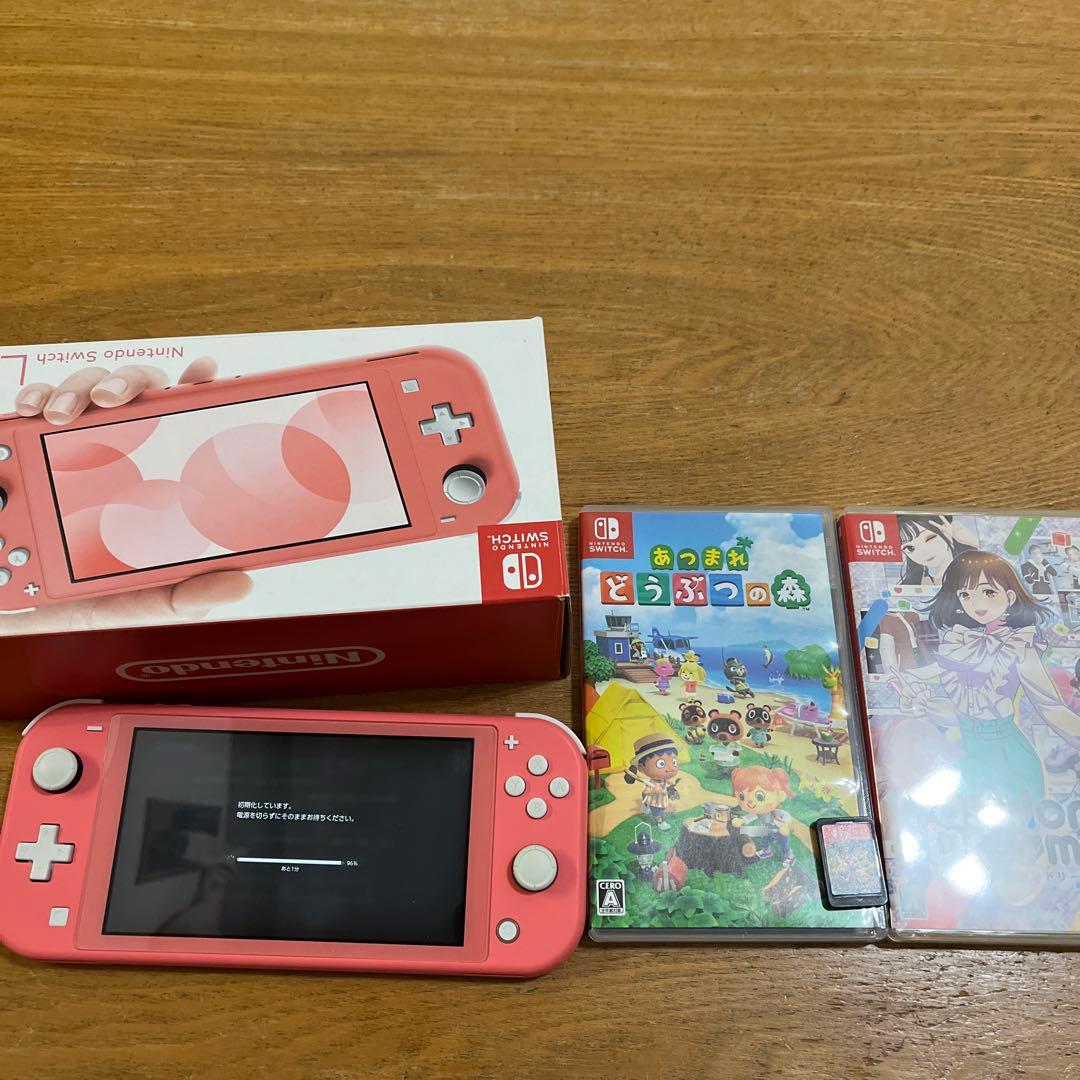 Nintendo Switch Lite ピンク + ゲーム3本