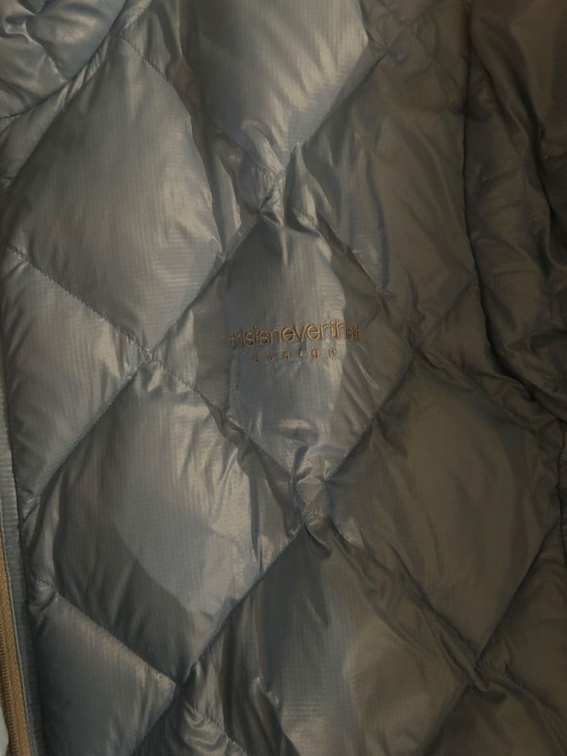 This is never that ダウンジャケット 水色