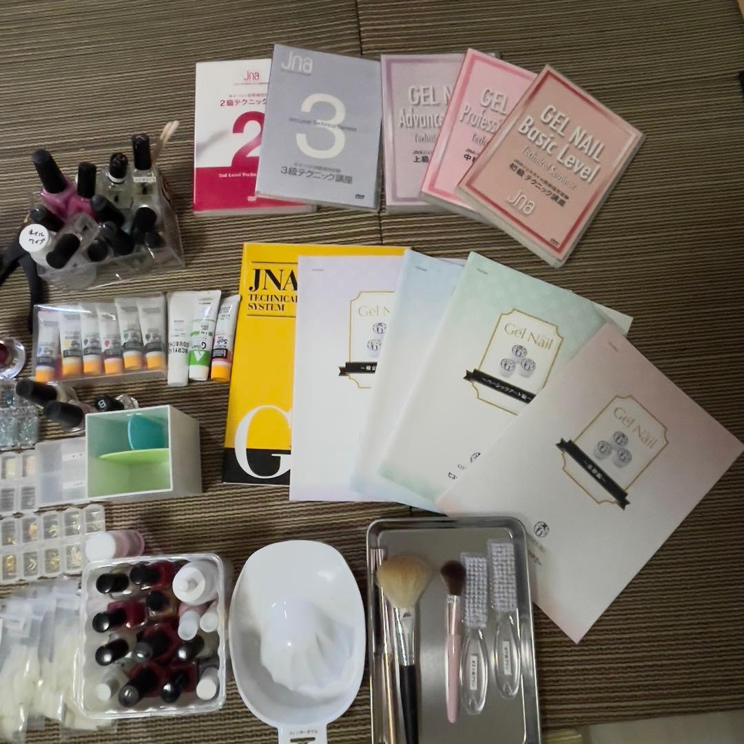 ち*こ様 ネイル検定３級２級ジェルネイル検定まとめ売りセット　JNA.JNEC検