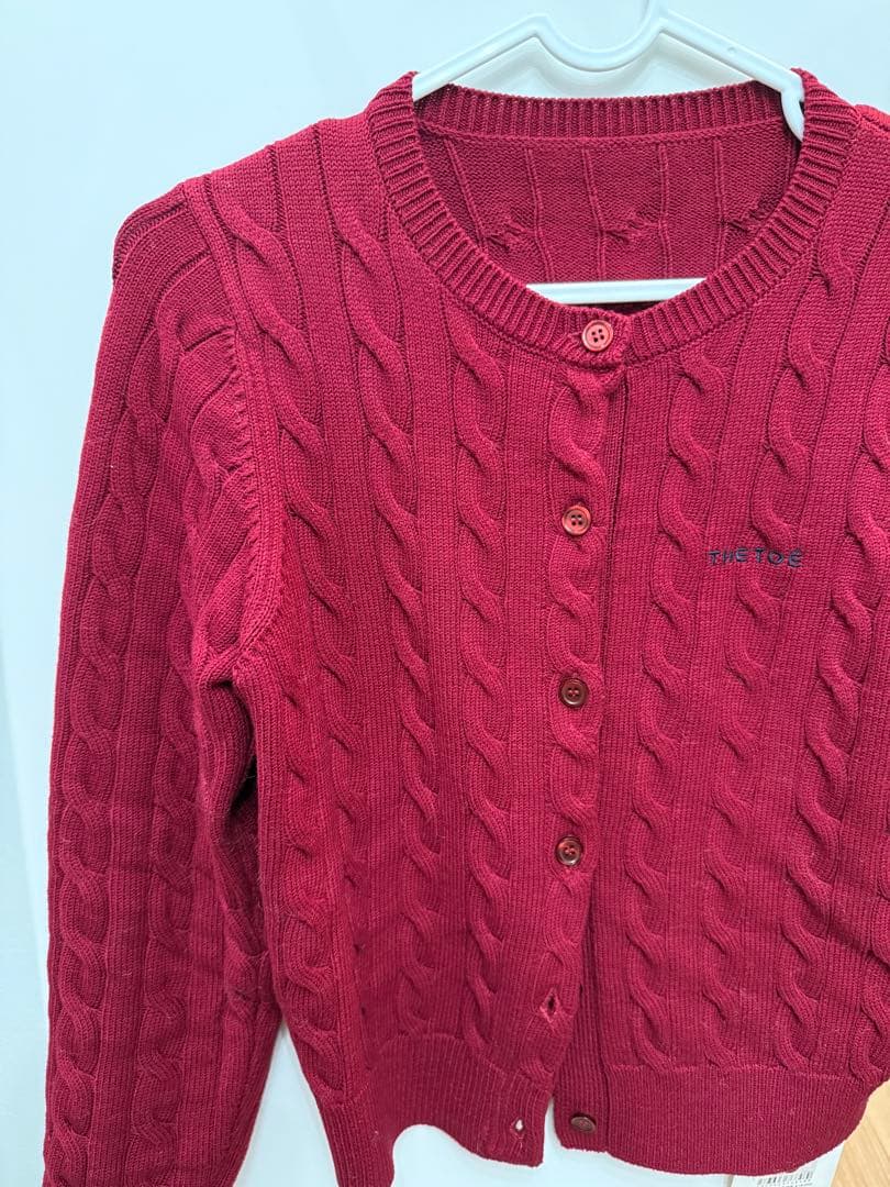 thetoe TOE Baker cardigan 代官山限定タグ付