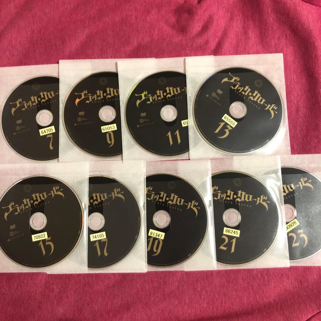 【レンタル落ち】ブラッククローバーDVD　7〜23巻セット【合計17枚セット】