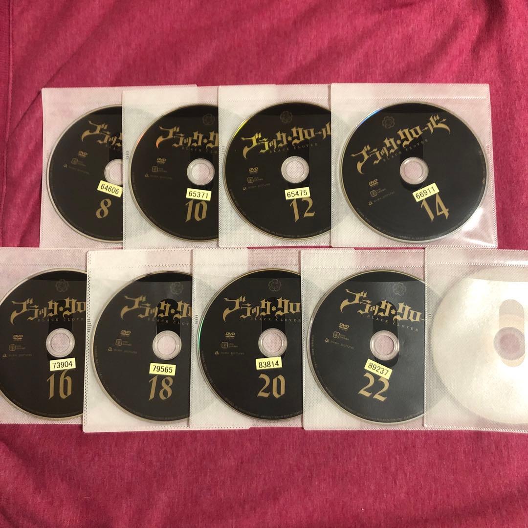 【レンタル落ち】ブラッククローバーDVD　7〜23巻セット【合計17枚セット】