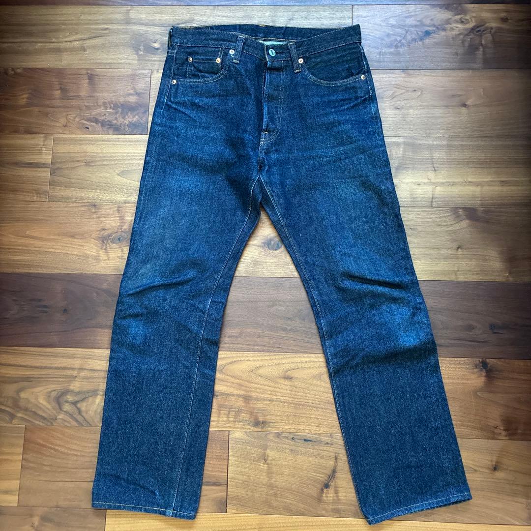 DENIME 32インチ ストレートデニム.