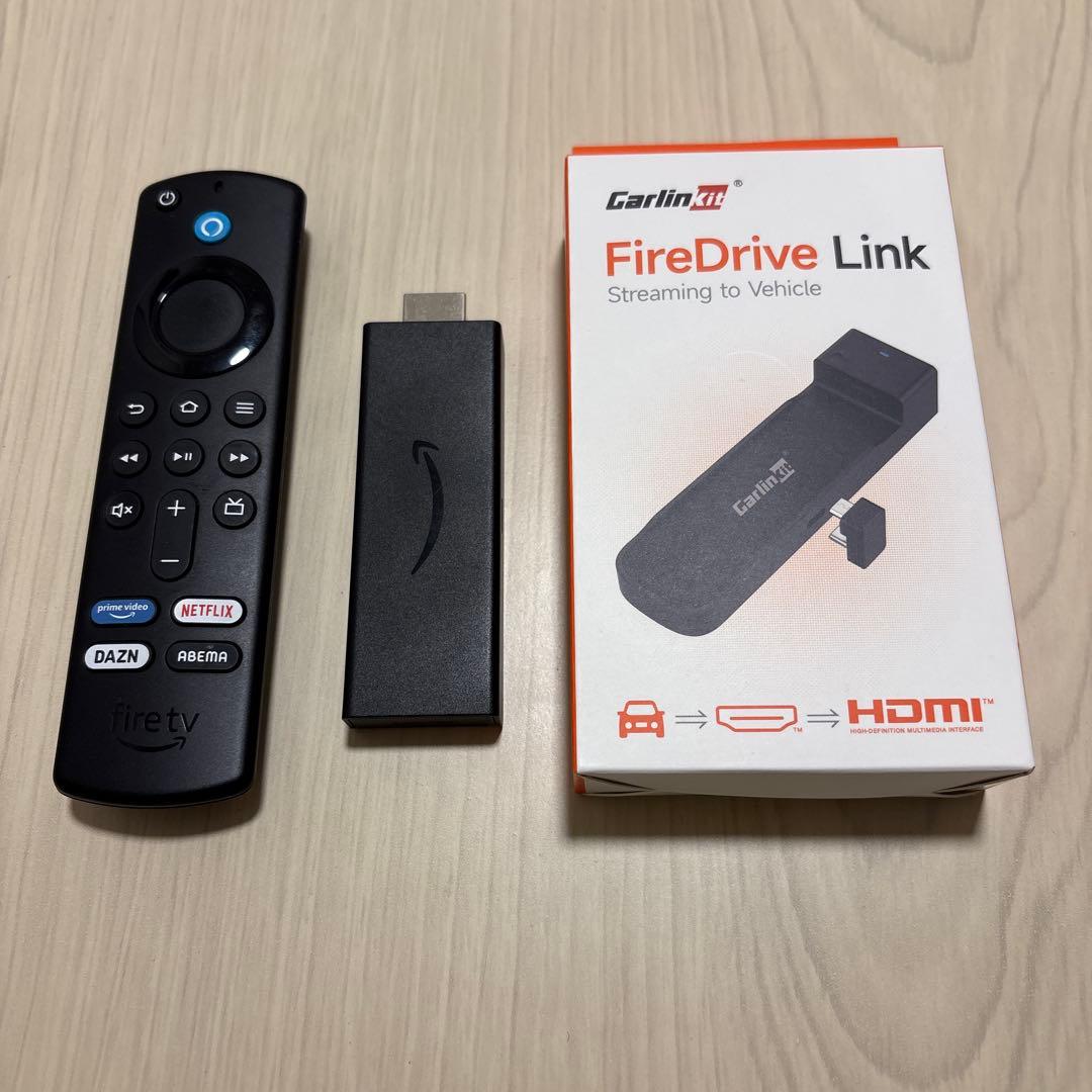 CarlinKit FireDrive Link.fire tv stick付き