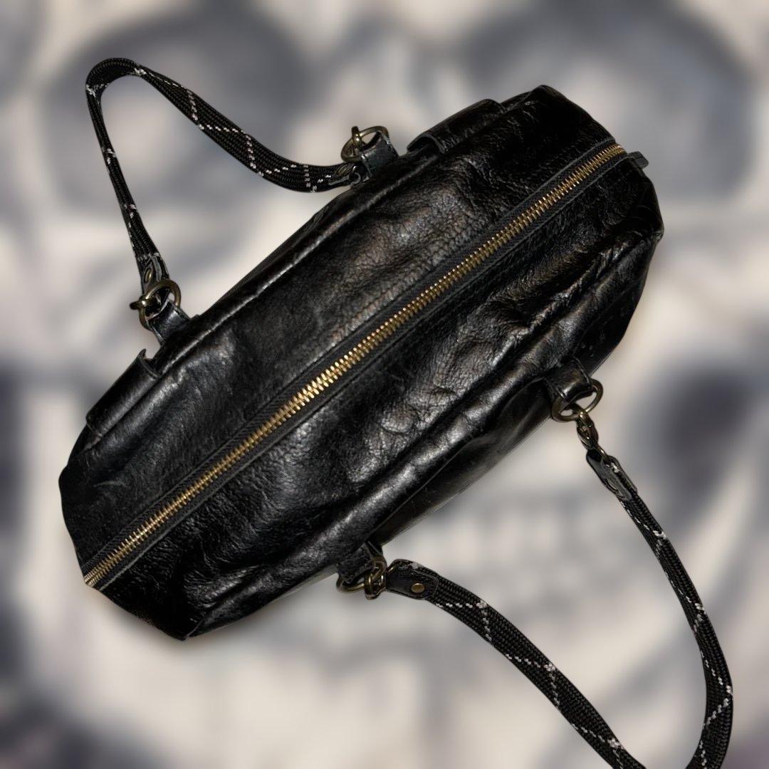 バッグ DIESEL leather handbag