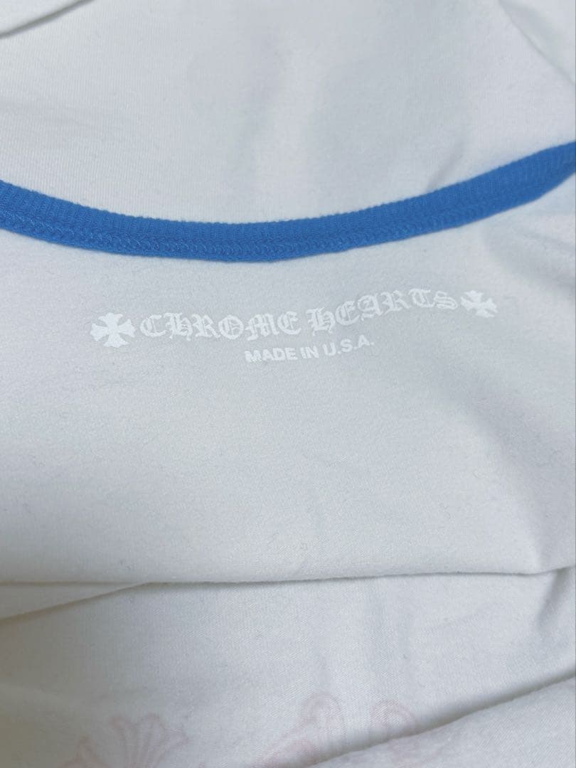 【正規品】CHROME HEARTS キャミソール ホワイト/ブルー