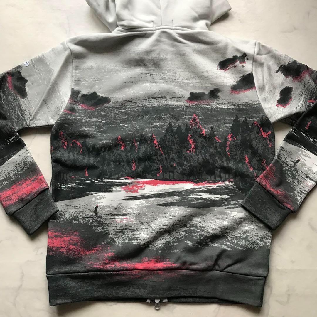 定価66000円【新品】レディース パーリーゲイツ総柄フーディ&スカートセット