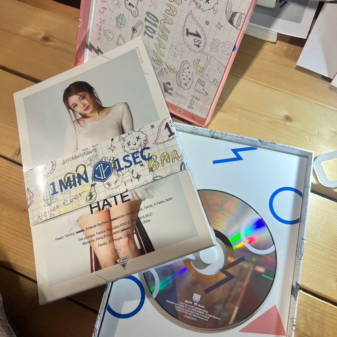 ジヨン[T-ARA]ミニアルバム『NEVER EVER - 1MIN 1SEC』