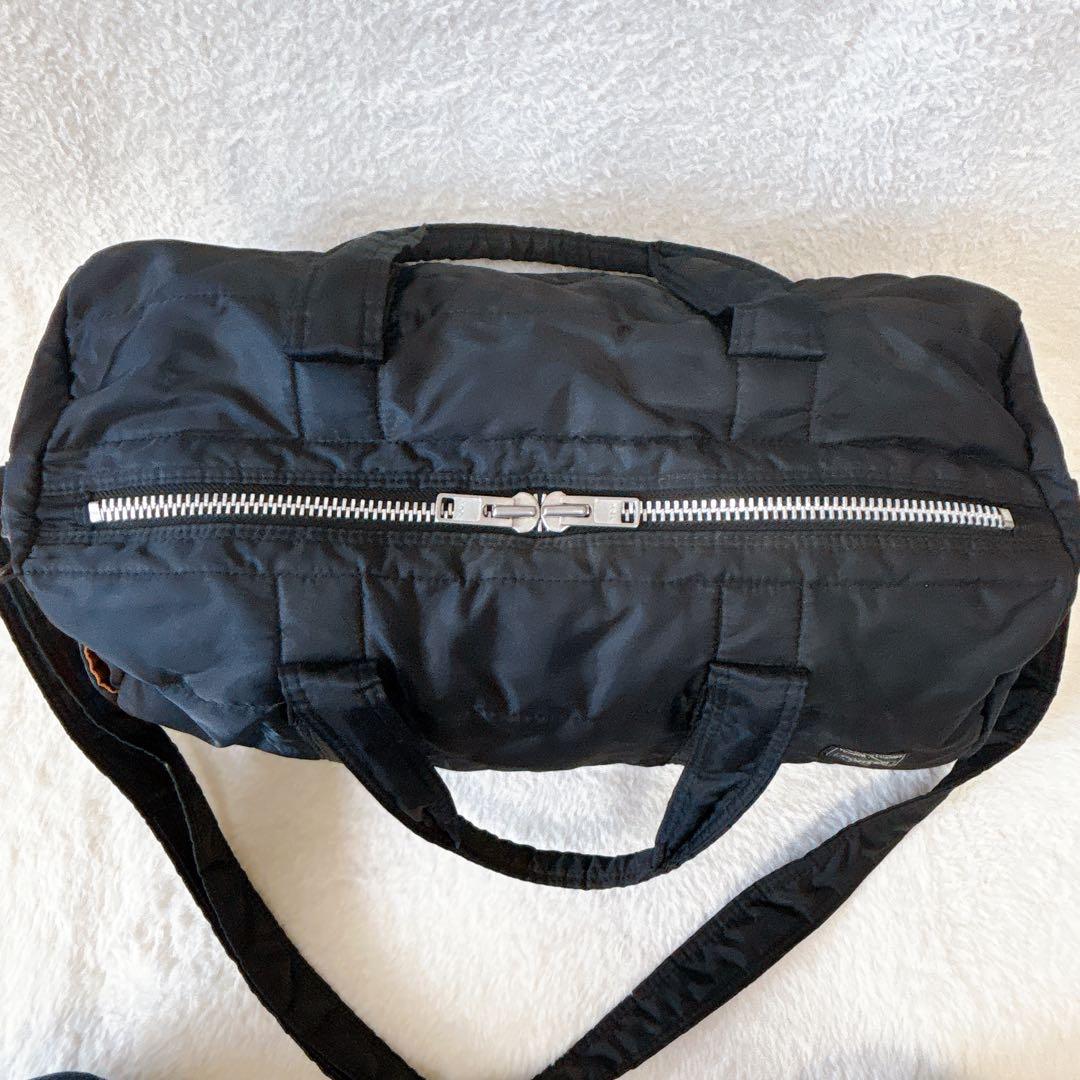PORTER タンカー　2way ダッフル　ドラム　ボストンバッグ　裏地汚れ有