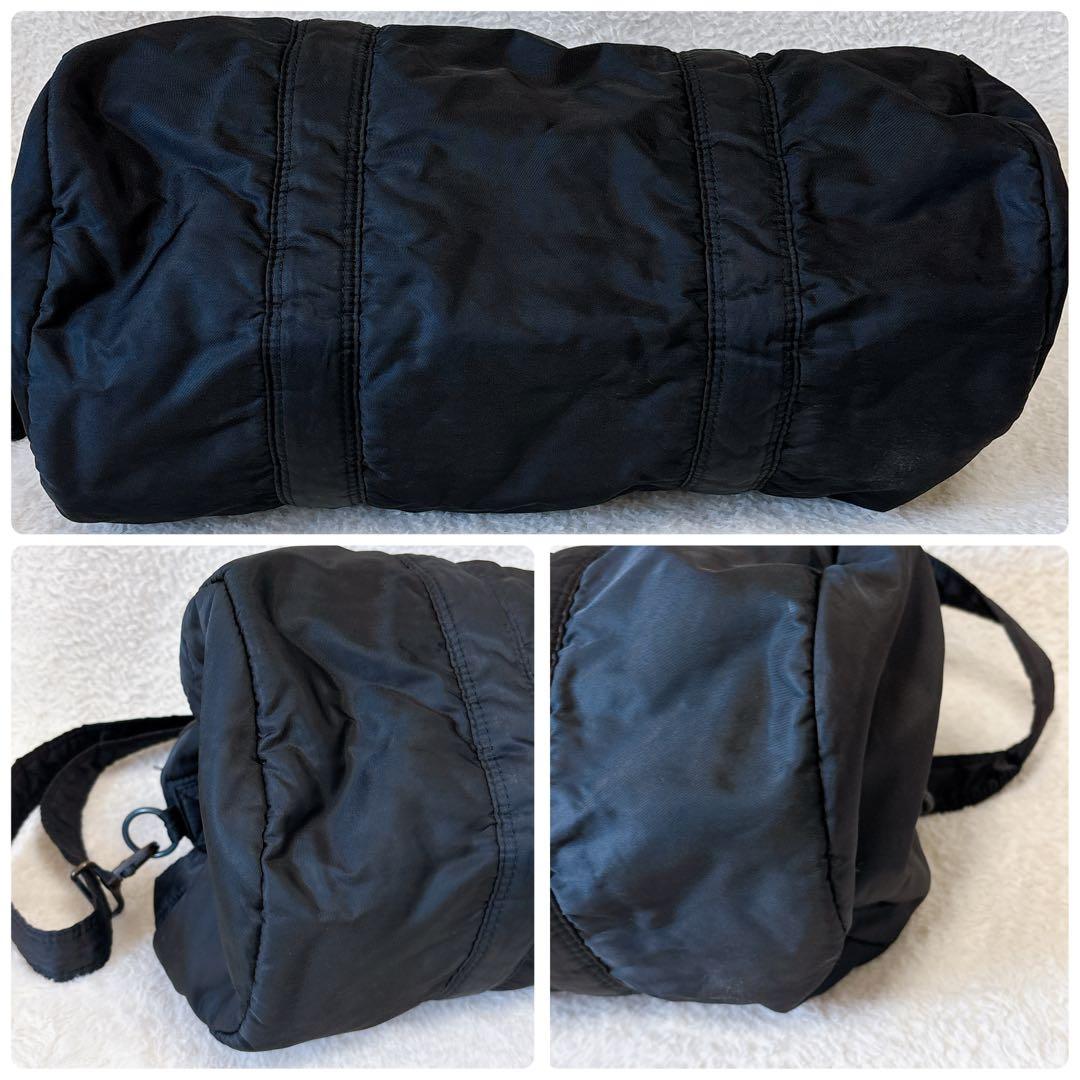 PORTER タンカー　2way ダッフル　ドラム　ボストンバッグ　裏地汚れ有