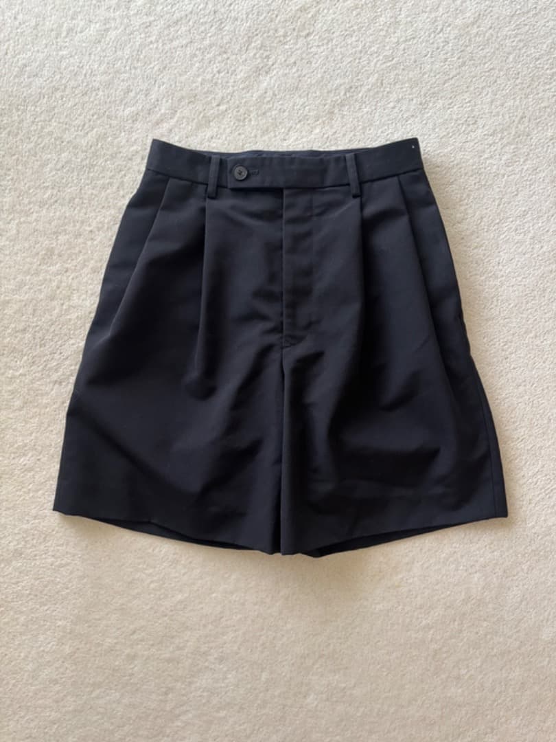 AURALEE　WOOL MAX CANVAS SHORTS　ショートパンツ