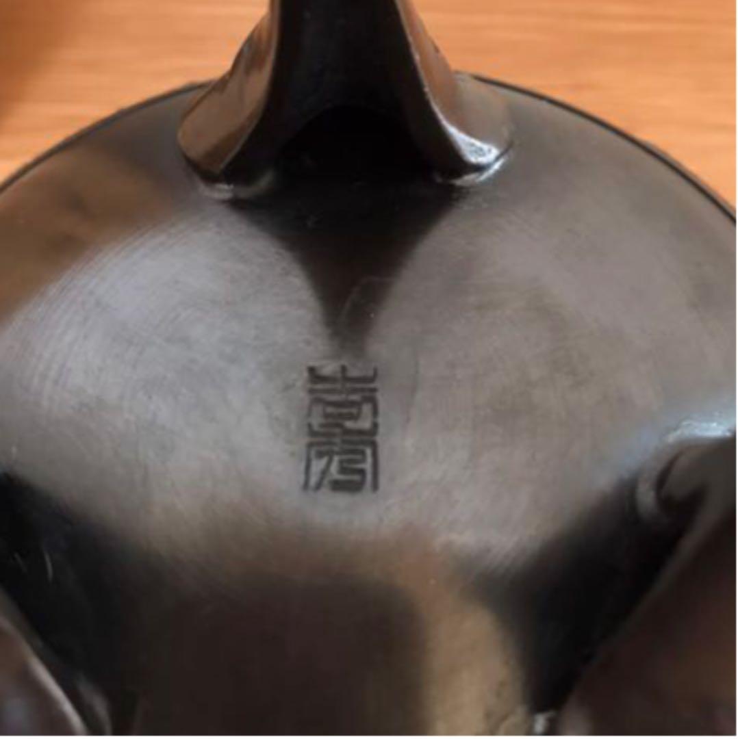 青銅製香炉　岩秀作　竜丸