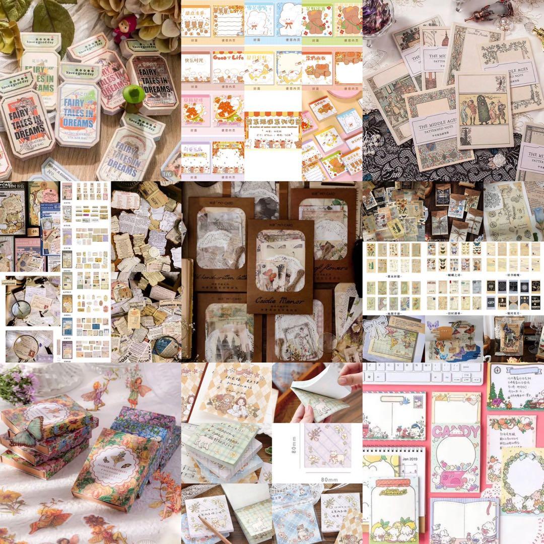 海外コラージュ素材紙 大量まとめ2★新品未使用