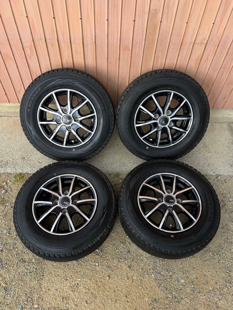 国産　2024年製　スタッドレス　145/80R12 4本　キャリー　ハイゼット