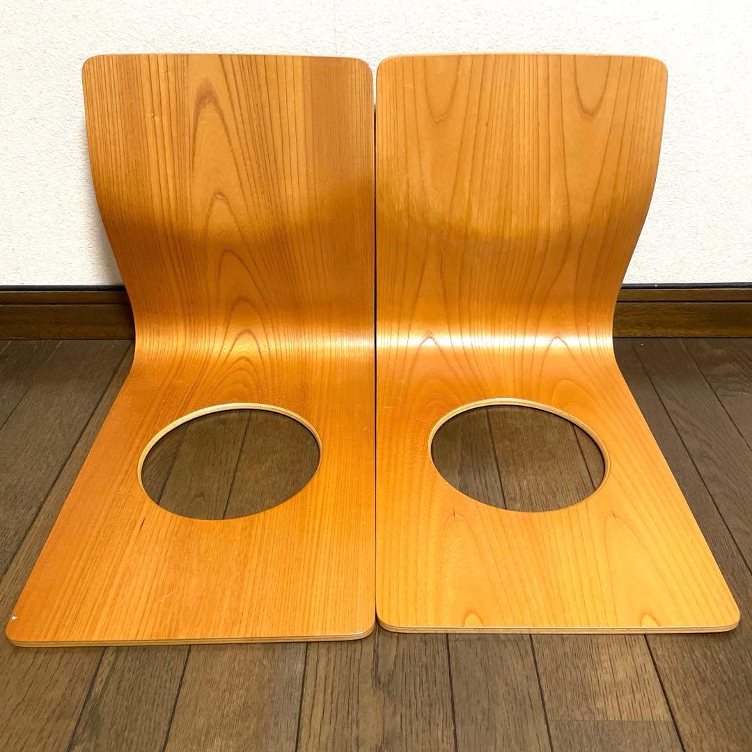 Tendo天童木工 座椅子 4脚セット 曲げ木 和モダン 藤森健次