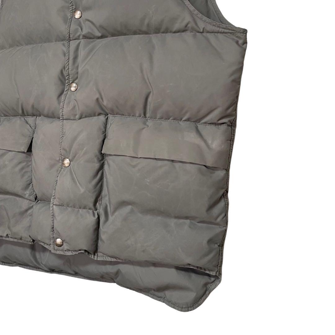 80’s L.L.Bean ダウンベスト 縦型ポケット 希少カラー グレー