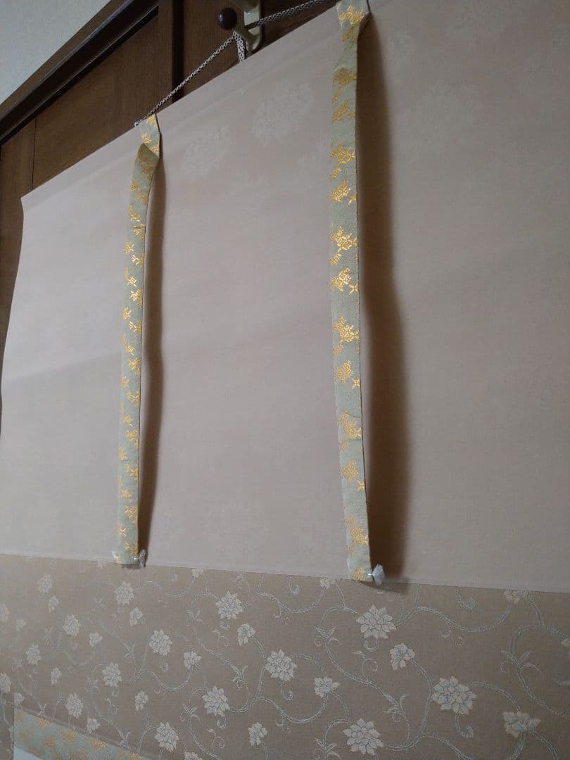 美品 掛け軸 上村松園筆「鼓の音」美人画 版画 限定品