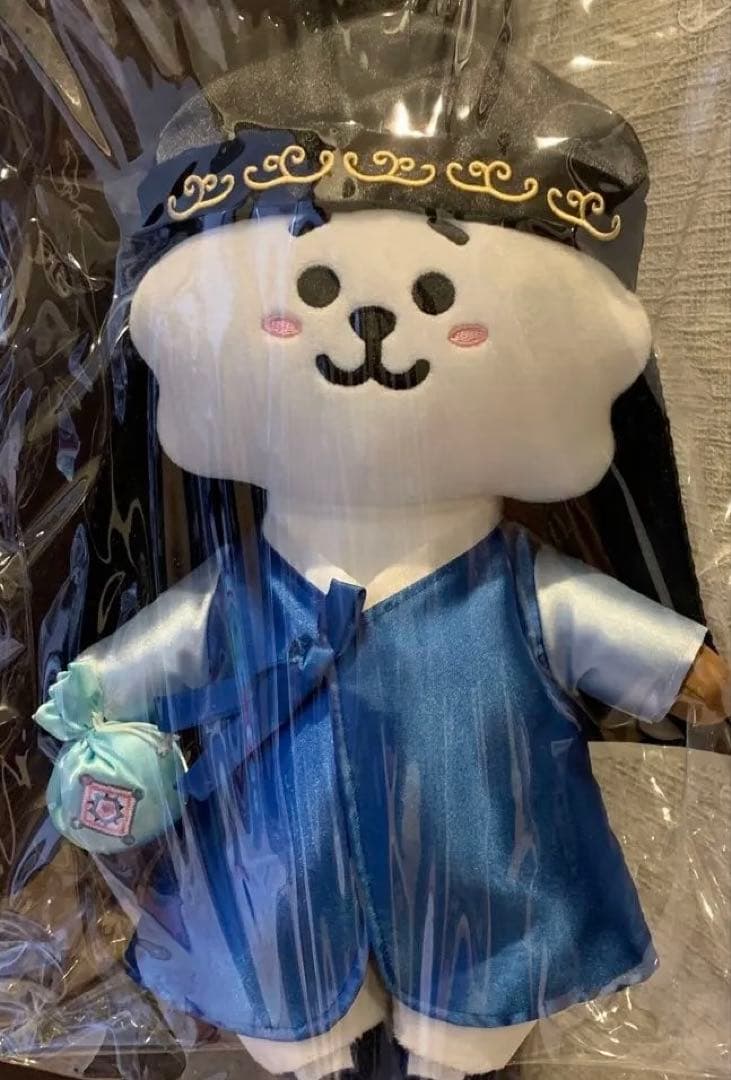 bt21公式韓国　仁寺洞限定ＲＪぬいぐるみ 韓服衣装 黒い帽子