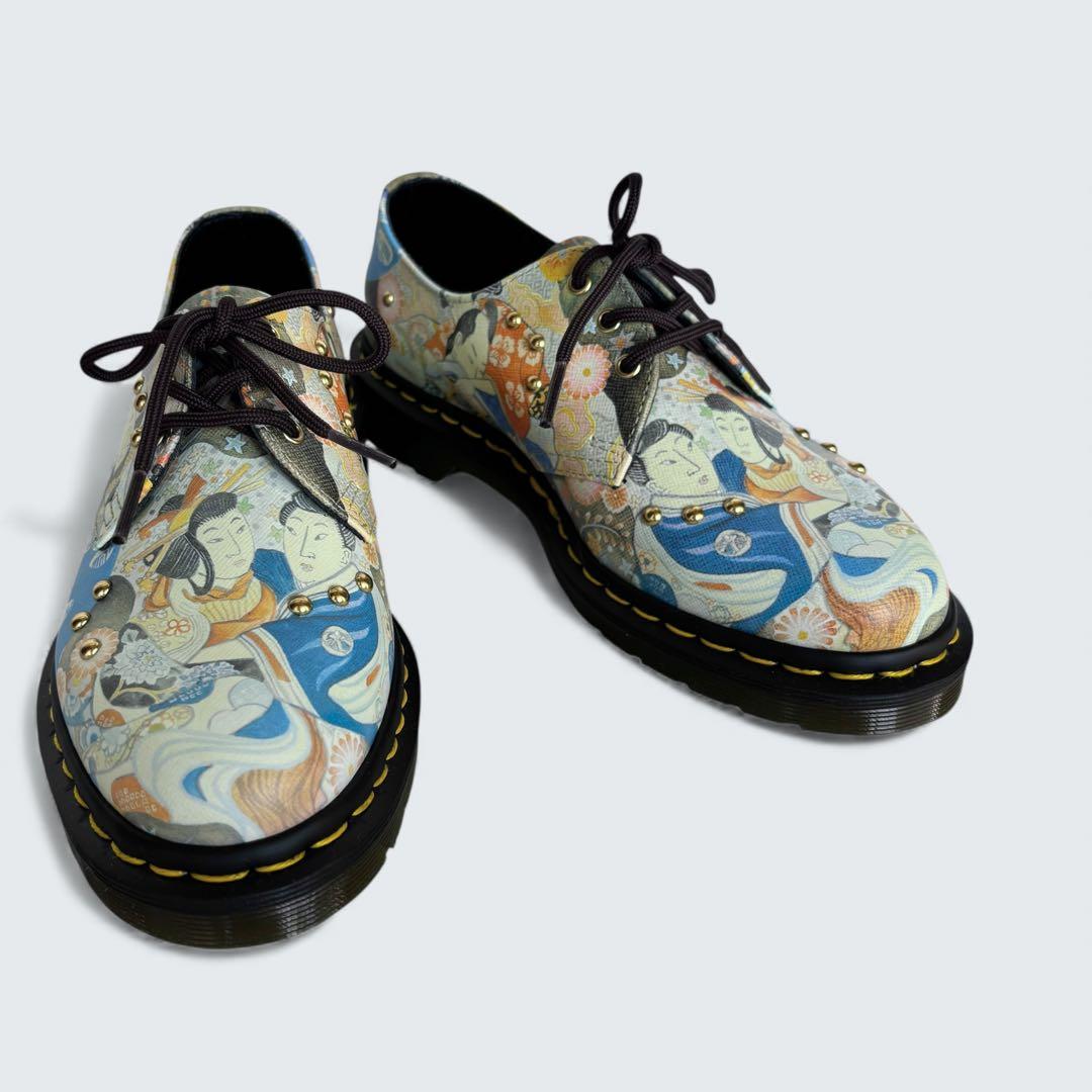 未使用級　ドクターマーチン　浮世絵 コラボ　JAPAN 3ホール　革靴