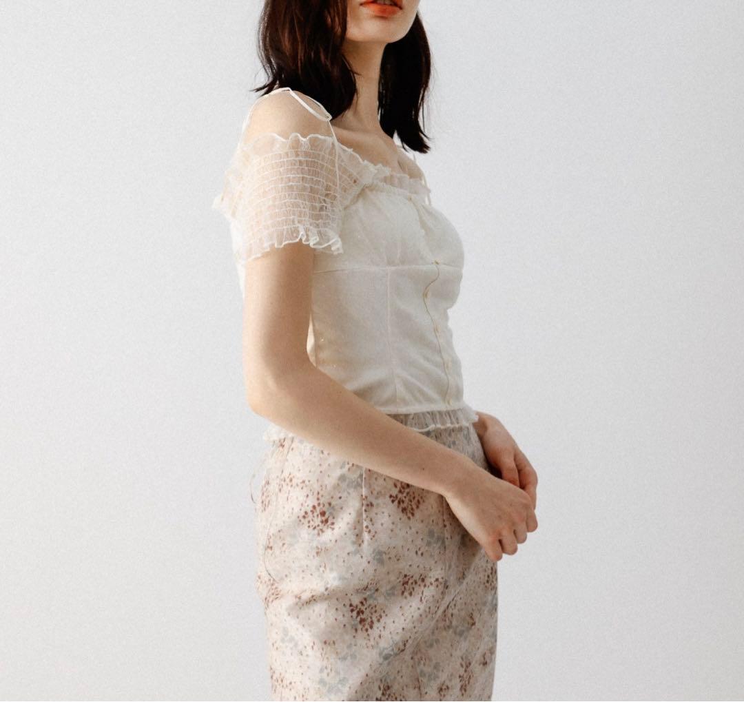 DEICY ｍａｎｙｗａｙフルールレーストップス