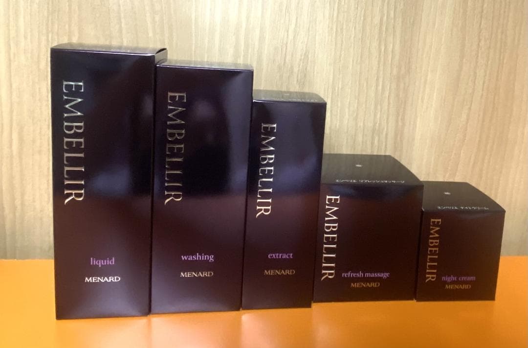 お得!! メナード 新エンベリエ 5種セット + ラインズリセット ミニ付