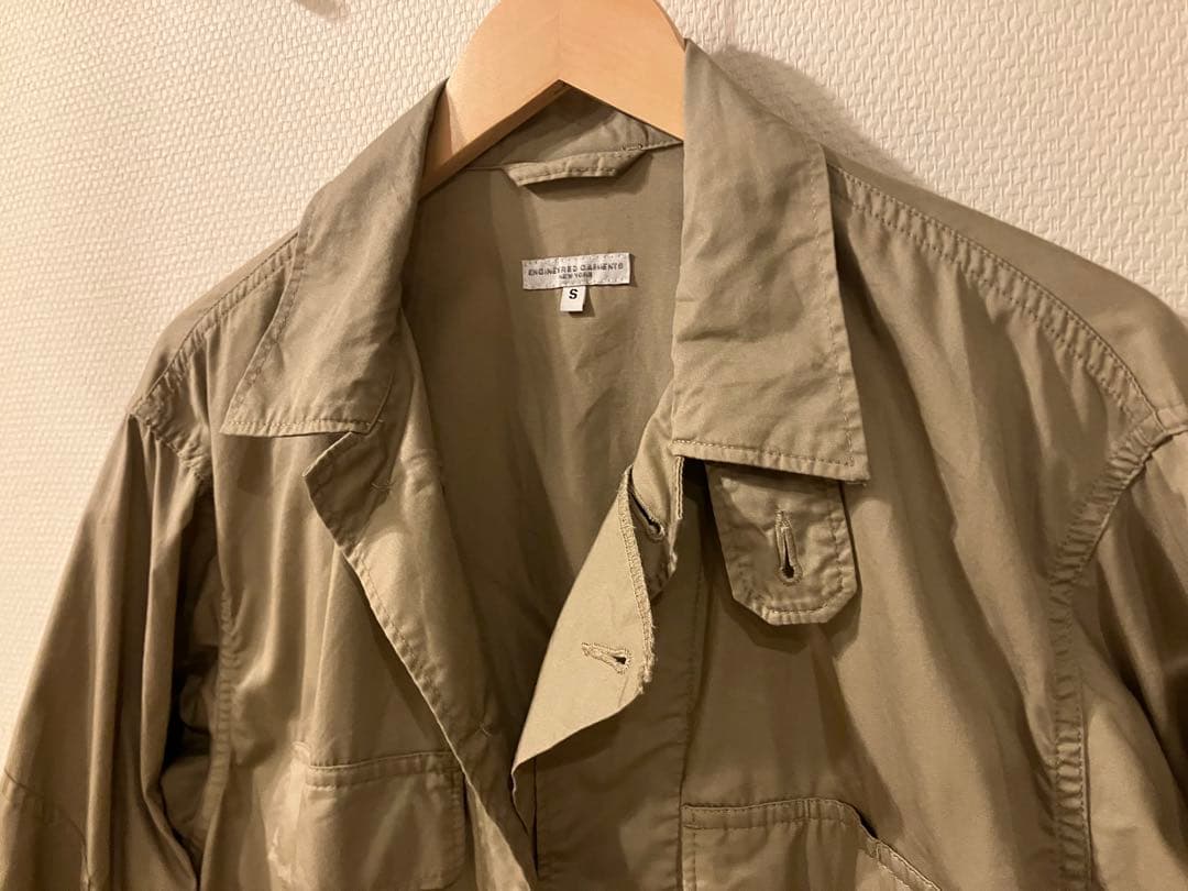BDU jacket High count twill カーキ　Sサイズ