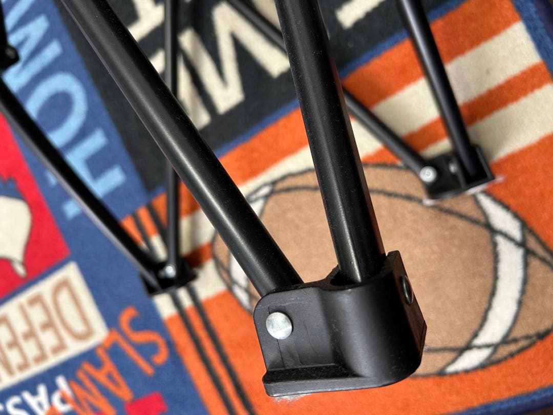 【極美品】ニトリ　バタフライチェア　 ヴィンテージ加工 折りたたみ椅子　2セット