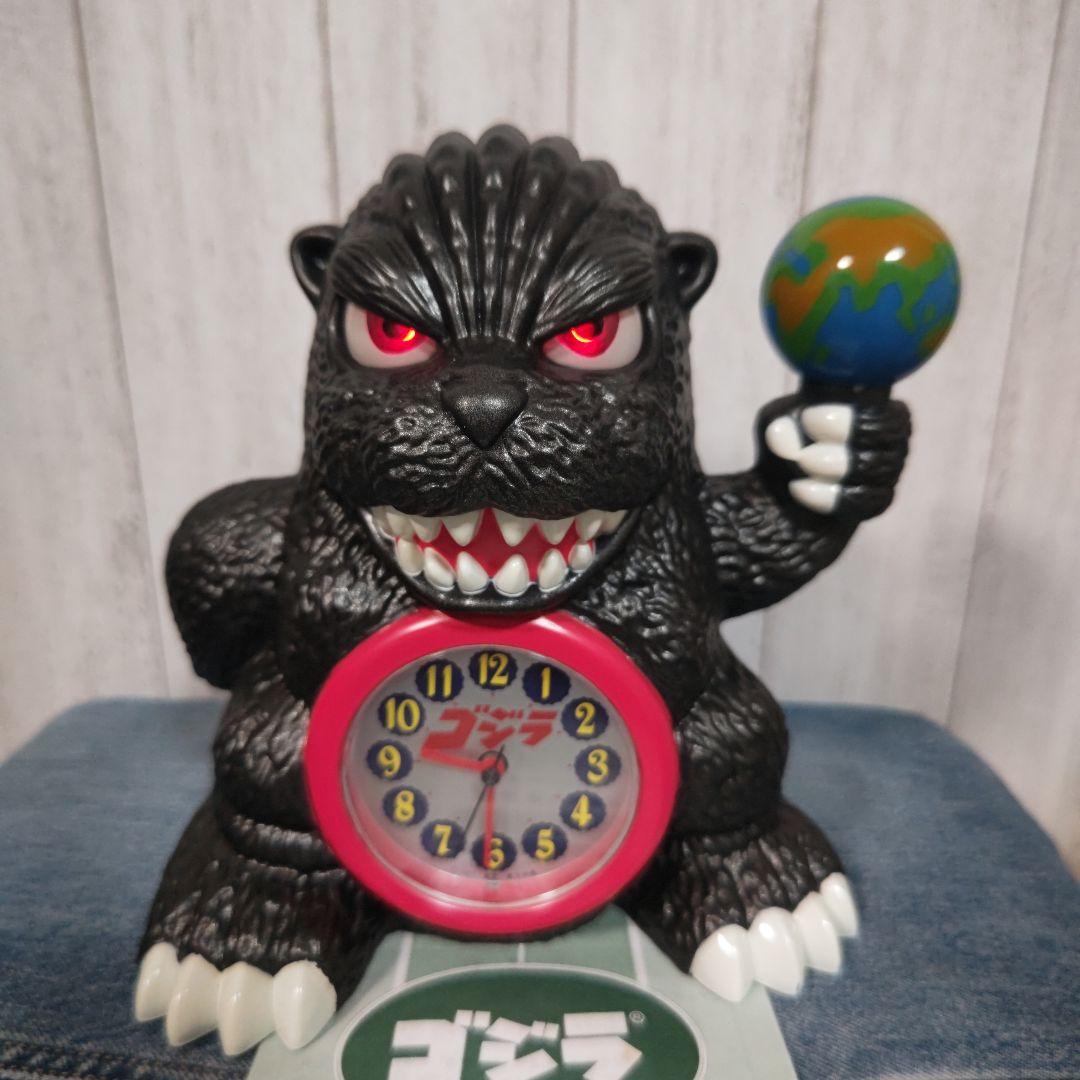 東宝映画 ゴジラ◆目覚まし時計/1997年製◆動作確認済