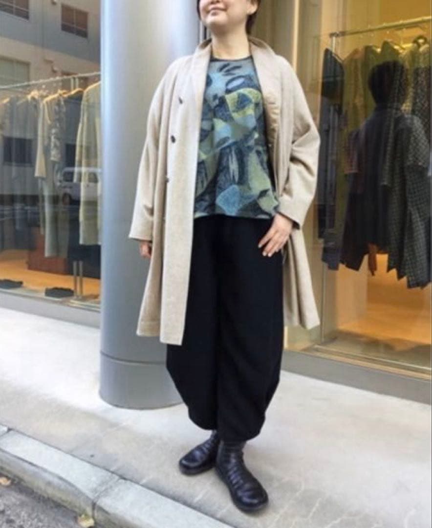 ヨーガンレール　ウールフエルト　ワイド&バルーン　パンツシルエット