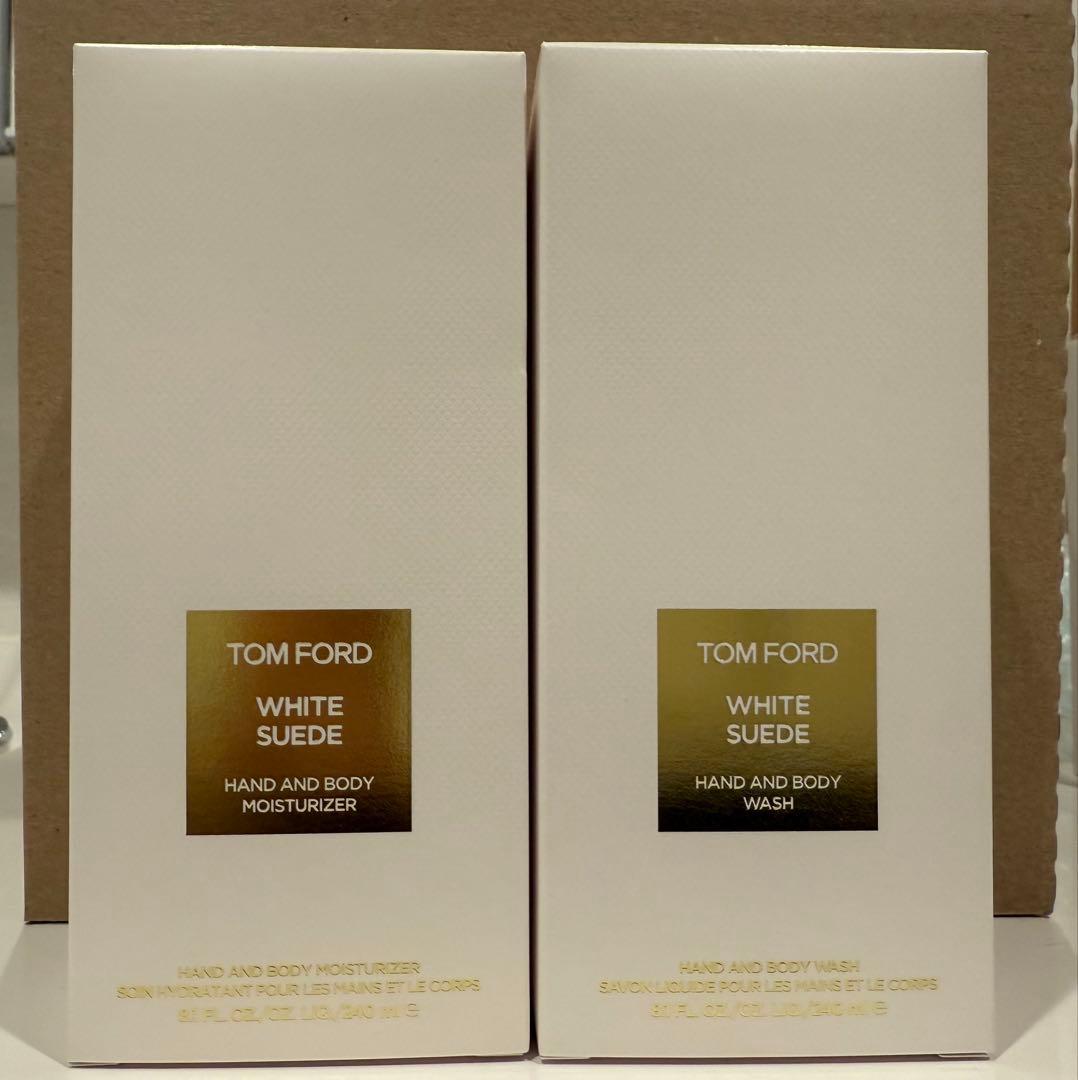 TOM FORD ホワイト スエード ハンド アンド ボディ セット