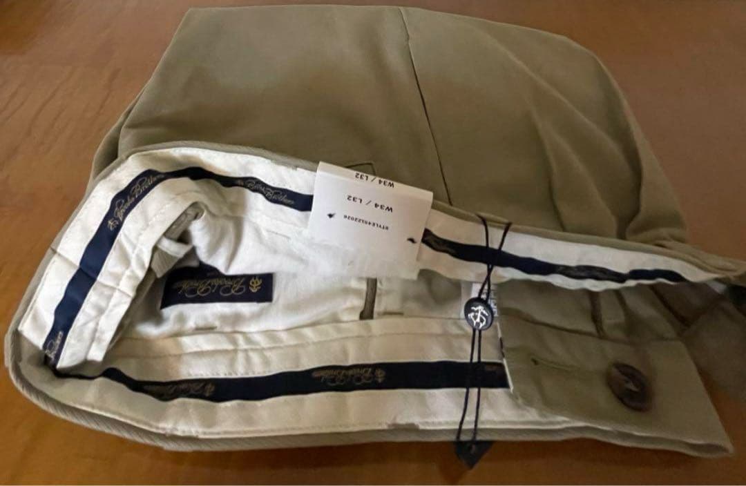 【新品】Brooks Brothers チノパン ELLIOT 34x32 冬物