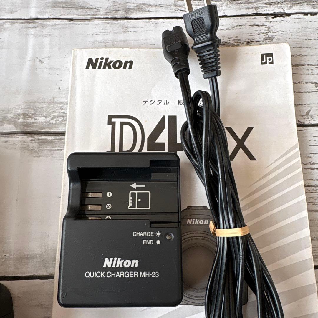 Nikon D40X 本体　充電器　説明書　SDカード付き