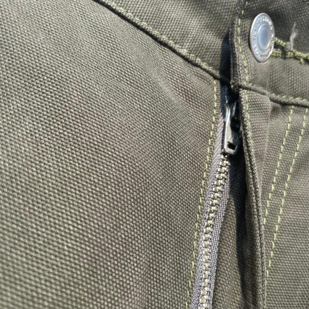 ディアスポラ　パンツ　XL ダブルニー　カーキ　WHATZIS別注