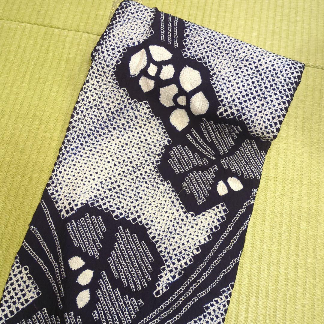 総絞り浴衣反物 1