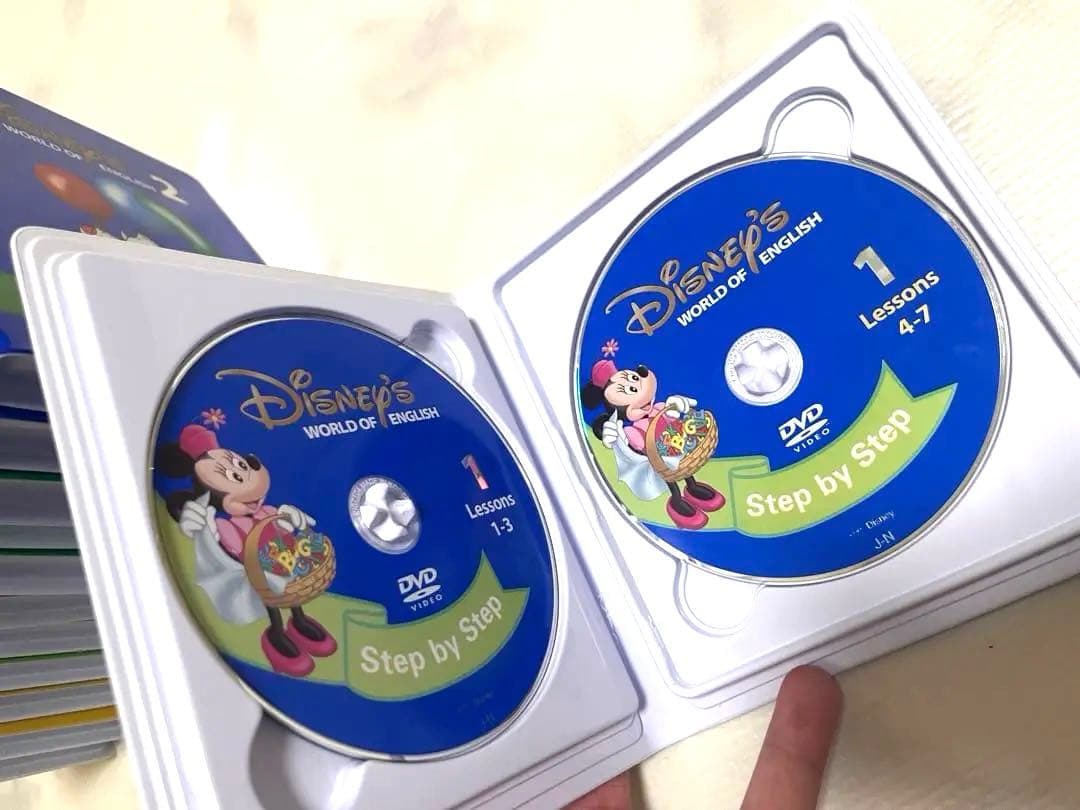 【DWE】ディズニー英語システム Step by stepフルセット ガイド付き