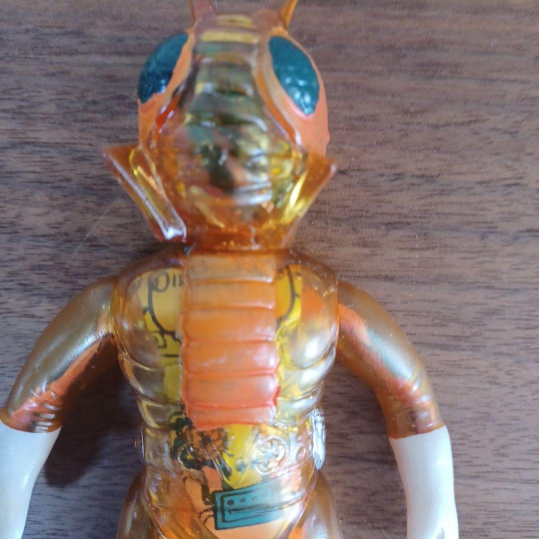 当時物ポピー製 スケルトンモールドあり「仮面ライダーV3 」希少ソフビフィギュア