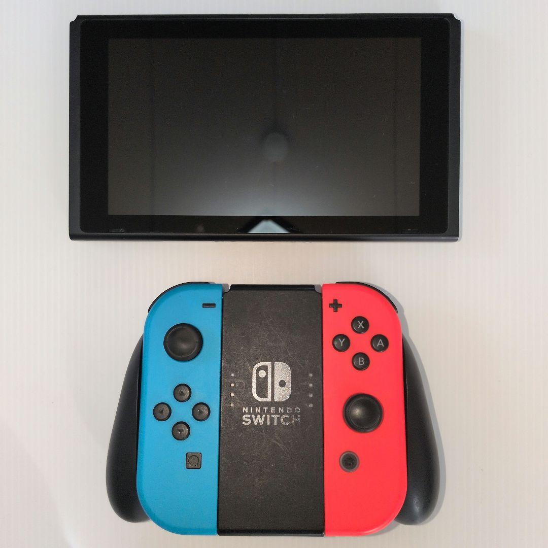 【ジャンク品】Nintendo Switch本体モニター＋Joy-Conセット