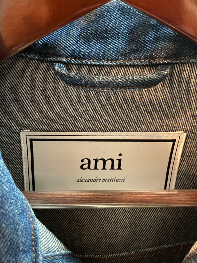 AMI Paris パッチワーク デニムジャケット ぽろろんさん専用