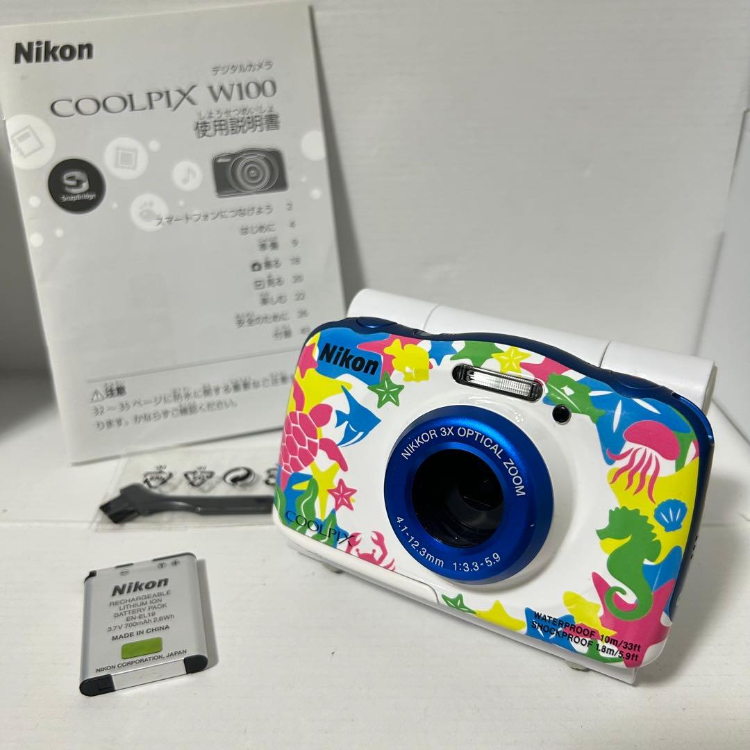 【限定カラー】Nikon COOLPIX W100 Marin 防水機能