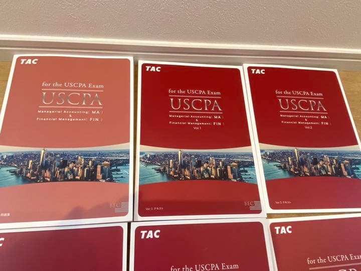 【2022年度最新版】USCPA 米国公認会計士 BEC TACテキスト&問題集