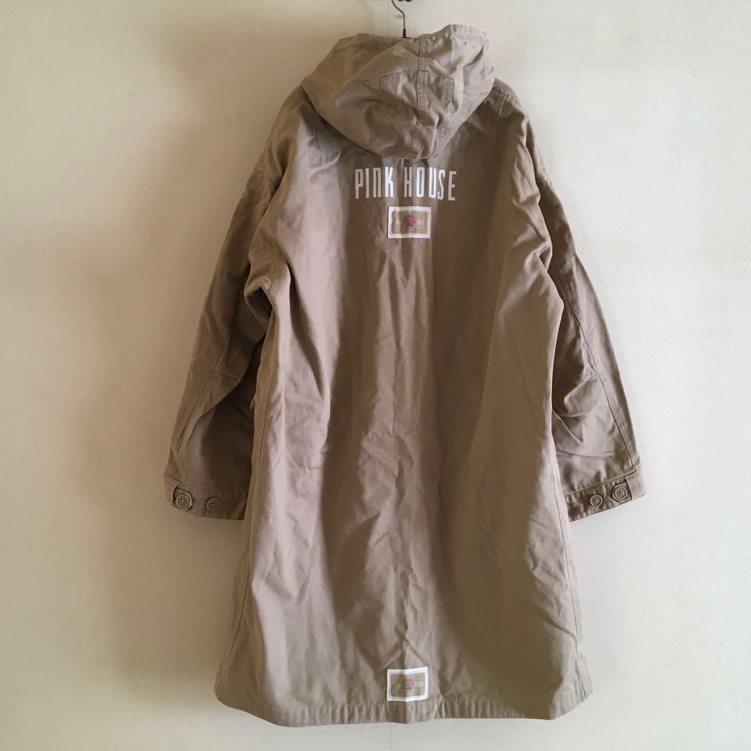 ピンクハウスコート　花刺繍