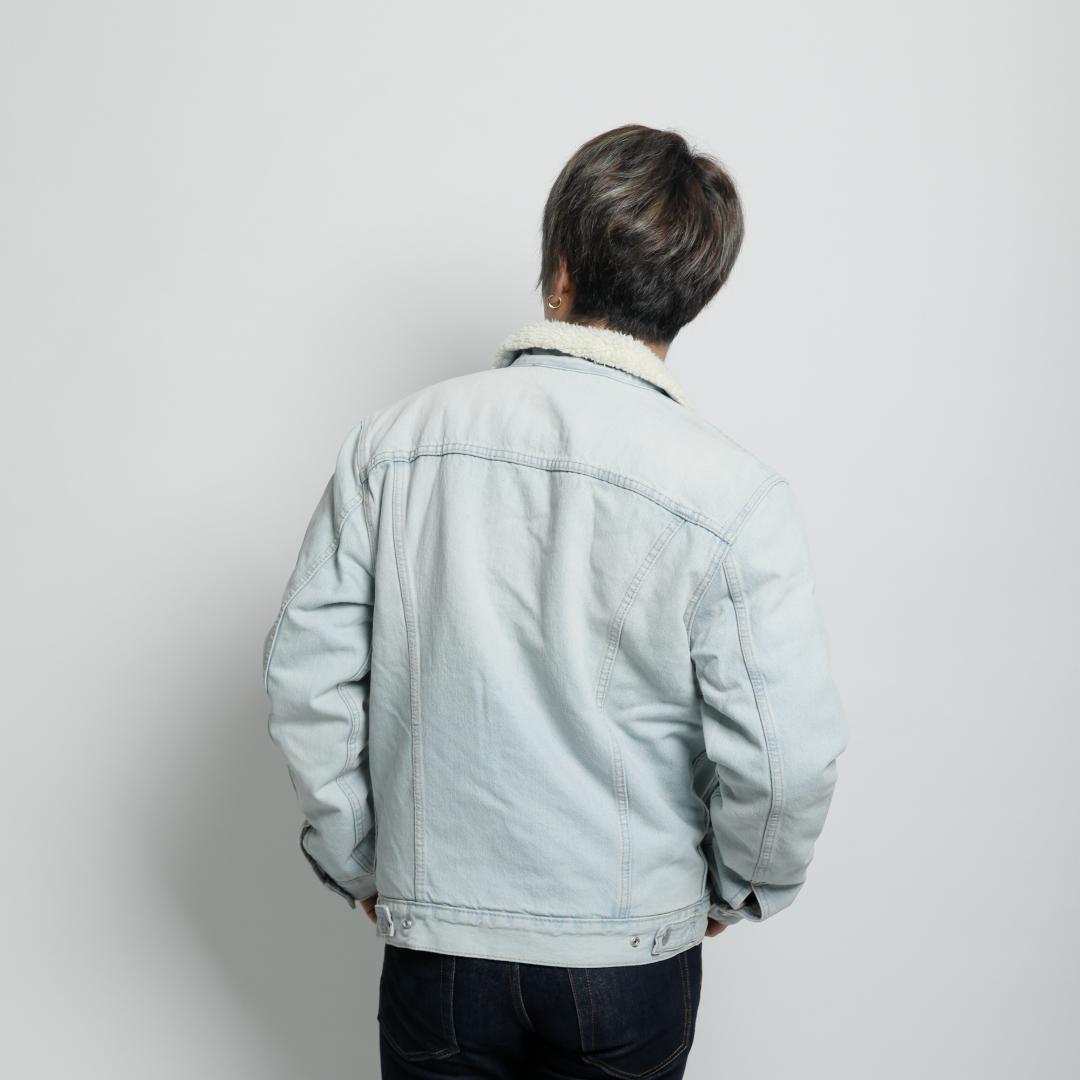 【2XL/新品】USA リーバイス メンズ ボアジャケット Gジャン