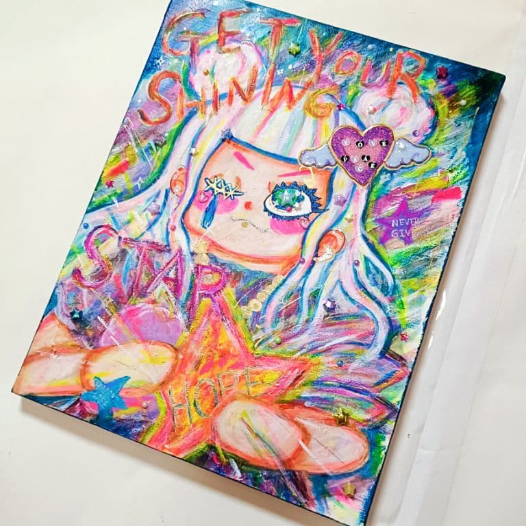 【一点物:イラストアートSALE】★GET YOUR SHINING STAR★