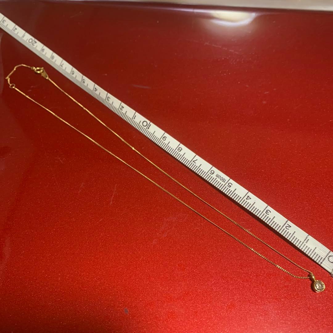ゴールド ダイヤモンド ネックレス K18